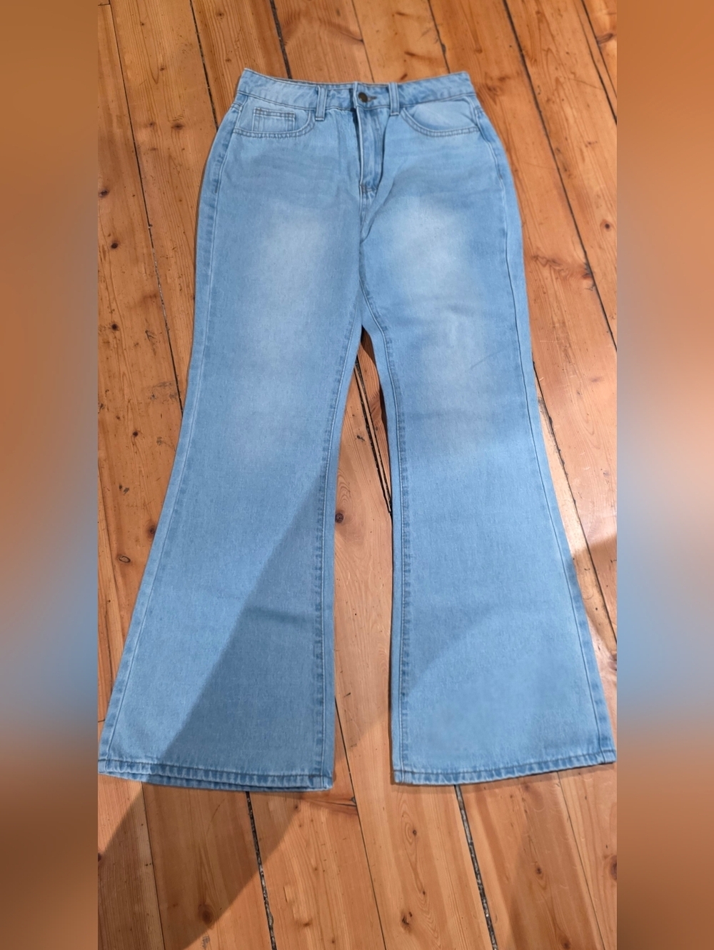 Light Blue Women's Flared Jeans